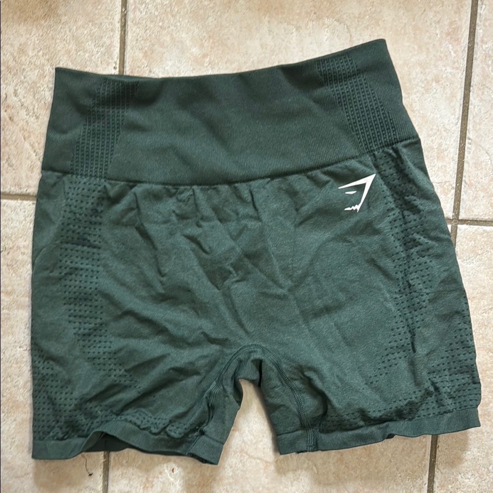 Gym shark green shorts